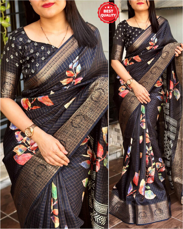 Dola Silk Checks Saree