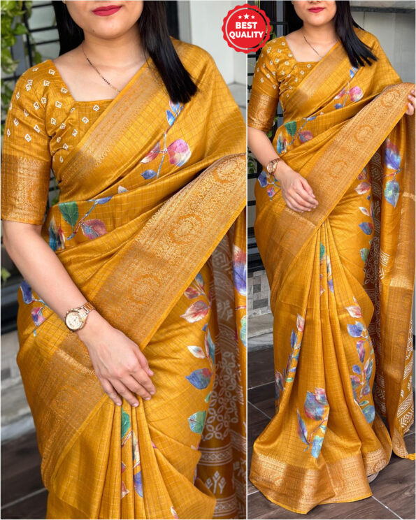 Dola Silk Checks Saree