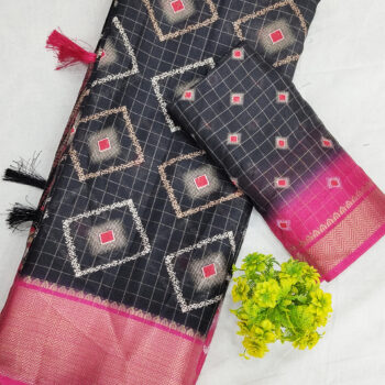 Dola Silk Checks Saree