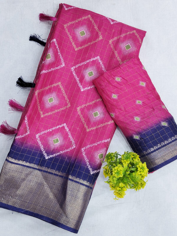 Dola Silk Checks Saree