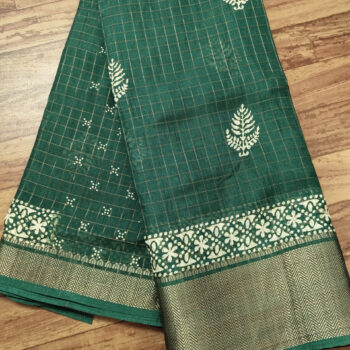 Dola Silk Batik Print Saree