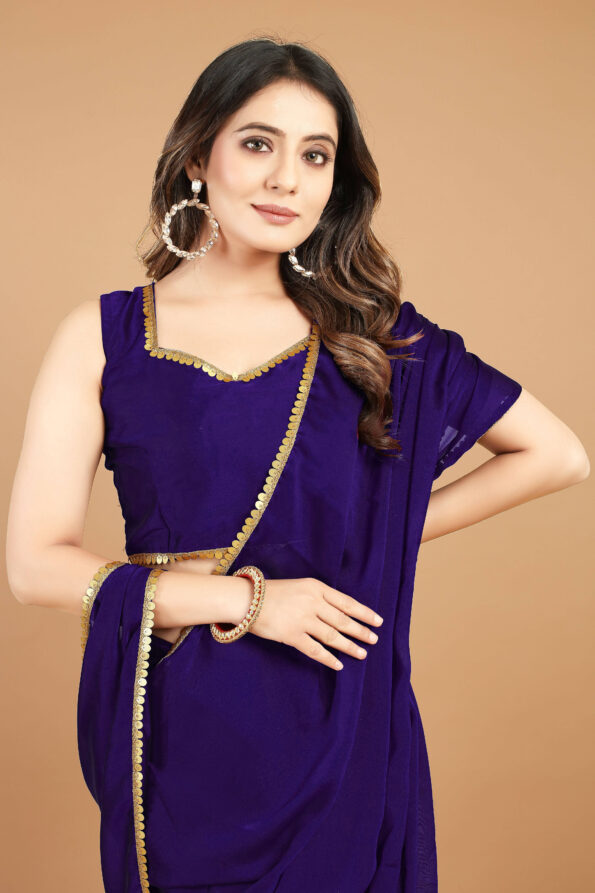 Rangoli Saree with Sequence Border